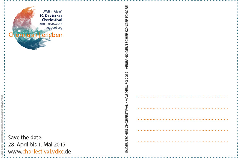 Postkarte savethedate